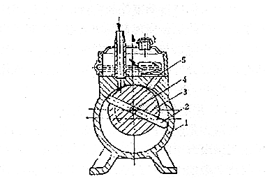 One stage rotary vane vacuum pump working principle
